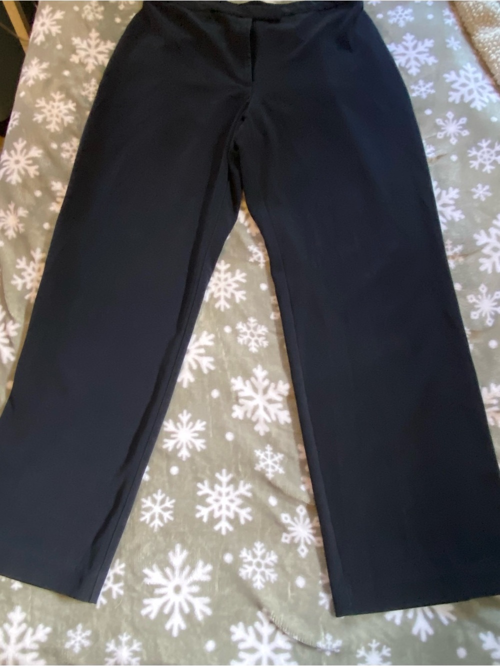 Women's Black Wide-Leg Sag Harbor Pants